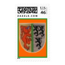 vintage coat of arms postage