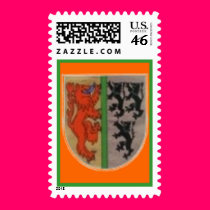 vintage coat of arms postage