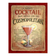 Vintage Cocktail print