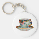 Vintage Coffee Cup Keychain