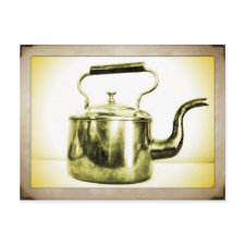 Vintage Coffee Pot Postcard postcard