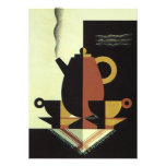 Vintage Coffee Pot with Cup, Coffee Klatch Custom Announcements