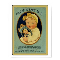 Vintage Colgate Baby Talc Ad posters