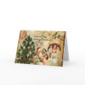 Vintage Collage Christmas Card