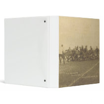 Vintage College Football Game from 1902 Vinyl Binder