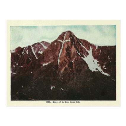 Vintage Colorado Mountains Postcard