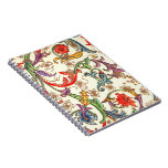 Vintage Colorful Scrolling Notebooks