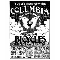 Vintage Columbia Bicycles Advertisement Shirt by MyOtherPlanet Vintage Columbia Bicycles Advertisement Shirt