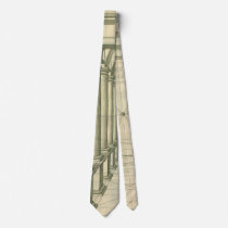 Vintage Columns Perspective by Henricus Hondius Neckties