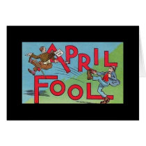Vintage Comic April Fool cards by JuJuGarden Vintage Comic April Fool cards