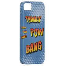 Vintage Comic Sound Effect iPhone 5 Case