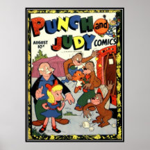 Vintage comic strips - posters