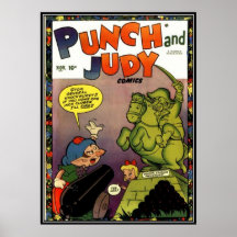 Vintage comic strips - posters