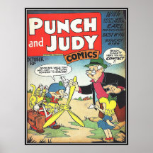 Vintage comic strips - print