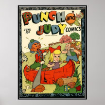 Vintage comic strips - print