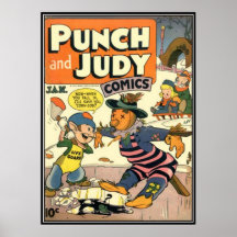 Vintage comic strips - print