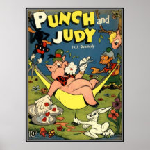 Vintage comic strips - print