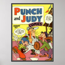 Vintage comic strips - print