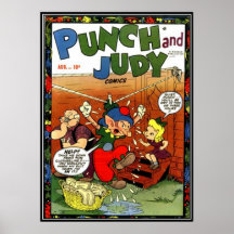 Vintage comic strips - print