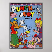 Vintage comic strips - print