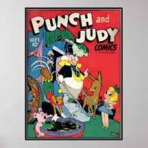 Vintage comic strips - print