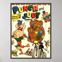 Vintage comic strips - print