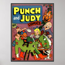 Vintage comic strips - print