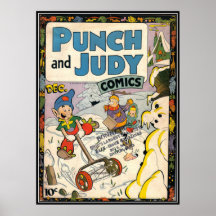Vintage comic strips - print