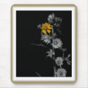 Vintage Compass Flower mousepads