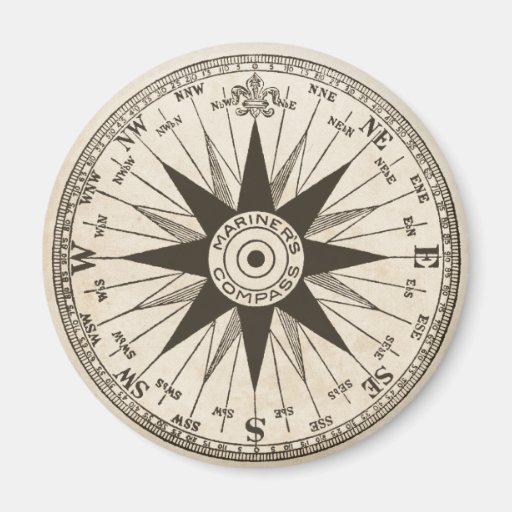 Vintage Compass Rose Zazzle