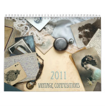 Vintage Composition 2011 Calendar
