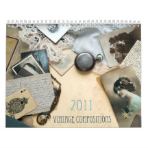 Vintage Composition 2011 Calendar