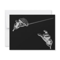 Vintage Conductor's Hands with a Baton Invitations