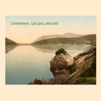 Vintage Connemara, Galway, Ireland Card with Music Postcard