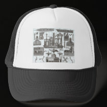 Vintage Construction of Steamships 1850 hats