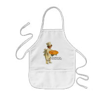 Vintage Cook with Pie Kids Apron by Vintage_Gifts Vintage Cook with Pie Kids Apron