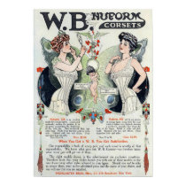Vintage Corset Ad Print
