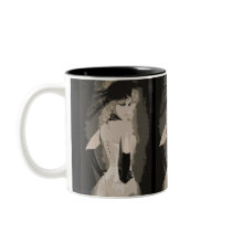 Vintage Corset Art Back Mug