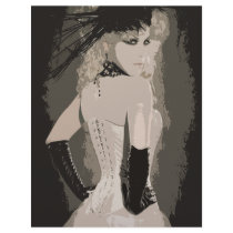Vintage Corset Art Customizable Paper letterhead by uniqueandkinky Vintage Corset Art Customizable Paper letterhead
