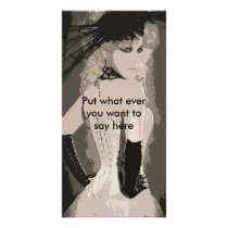 Vintage Corset Art Customizable Photo Card photo cards by uniqueandkinky Vintage Corset Art Customizable Photo Card photo cards