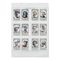 Vintage Costumes Fashion Poster posters