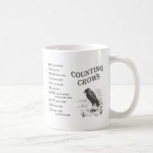 Vintage Counting Crow Rhyme Cup Coffee Mug