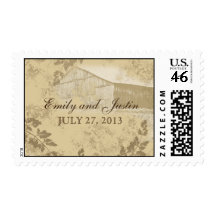 Vintage Country Barn Stamp