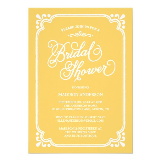 Vintage Country | Bridal Shower Invitation