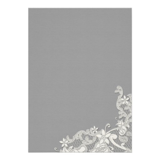 Vintage Country Floral Changeable Color Personalized Invitation
