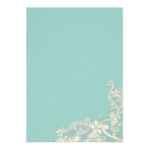 Vintage Country Floral Changeable Color Personalized Announcements
