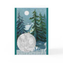Vintage Country Snow Scene Christmas Card