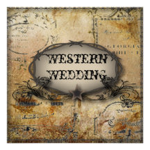 Vintage Country Wedding Invite
