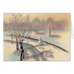 Vintage Countryside Christmas Card