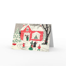 Vintage Countryside Greetings Card